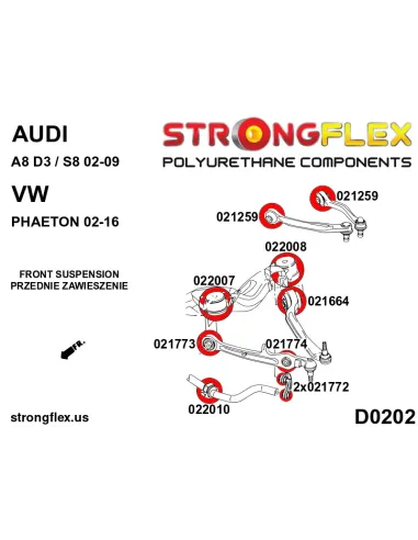 021259B: Front upper wishbone bush