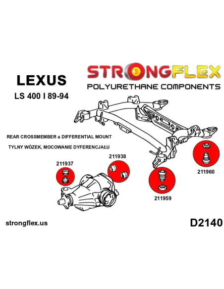 211959B: Rear subframe - front bush