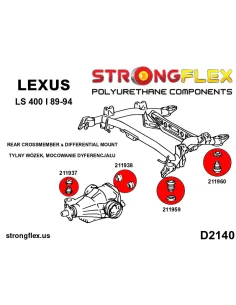 211960A: Rear subframe – rear bush SPORT 2