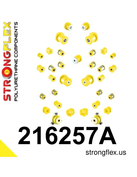 【O.S】 106177A: Full suspension bush kit SPORT