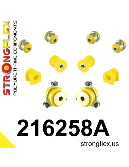 216258A: Front suspension bush kit SPORT
