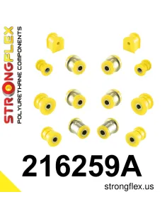 216259A: Rear suspension bush kit SPORT