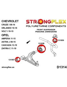131957A: Front control arm – front bush SPORT 2