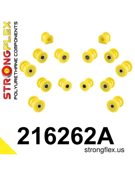 216262A: Rear suspension bush kit SPORT