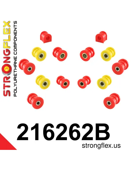 216262B: Rear suspension bush kit
