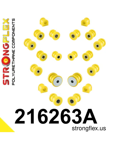 216263A: Full suspension bush kit SPORT