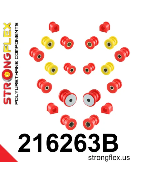 216263B: Full suspension bush kit