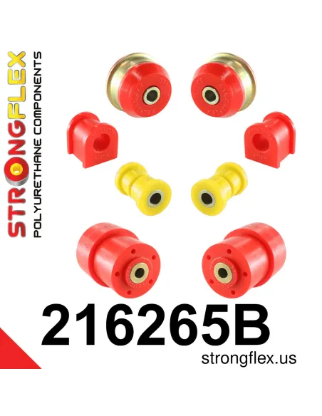 216265B: Front suspension and ream beam bush kit