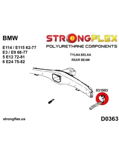 031983B: Rear beam bush 2