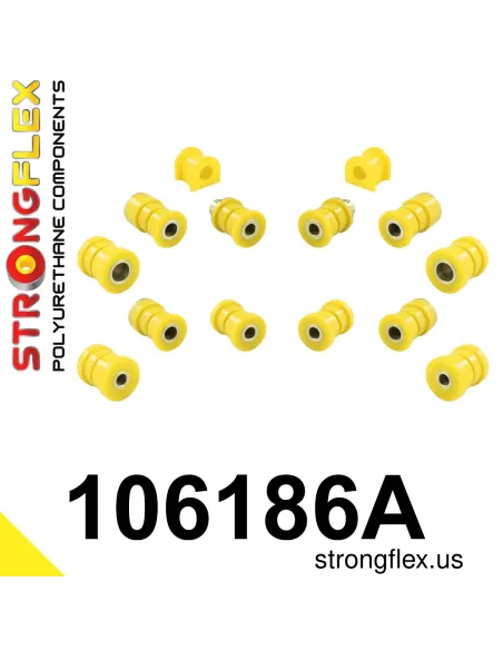 106186A: Rear suspension bush kit SPORT