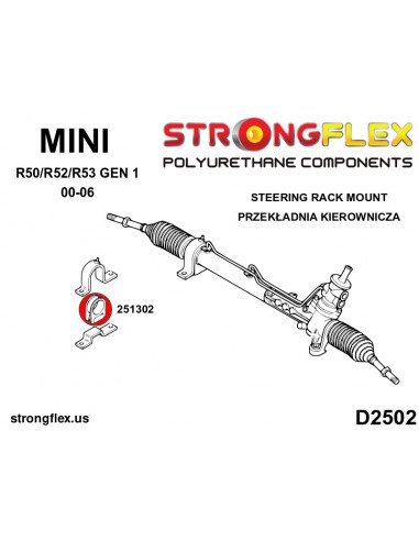 R53 store steering rack