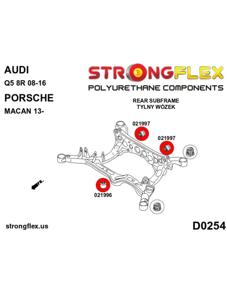 021996A: Rear differential - front bush SPORT
