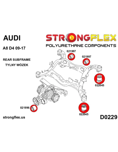 021997B: Rear differential - rear bush