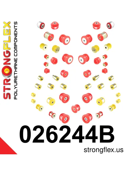 026244B: Full suspension polyurethane bush kit