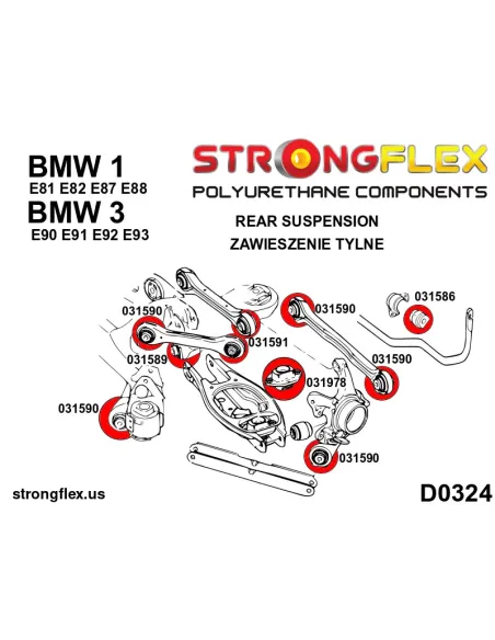 031978B: Rear shock absorber - lower mount