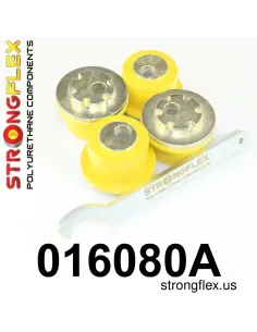 016080A: Front upper arm bush kit eccentric SPORT