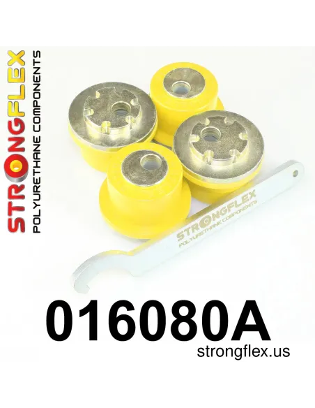 016080A: Front upper arm bush kit eccentric SPORT