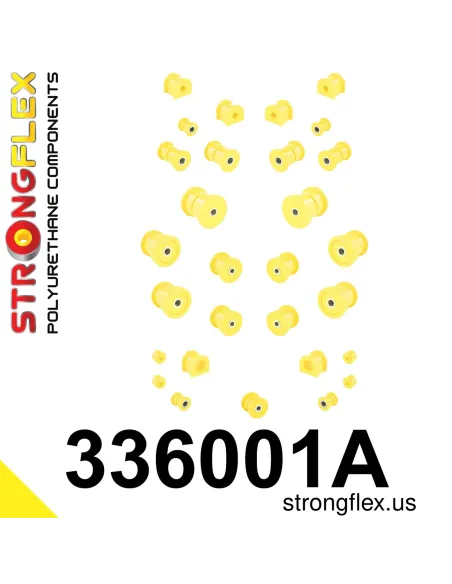 336001A: Full suspension polyurethane bush kit SPORT