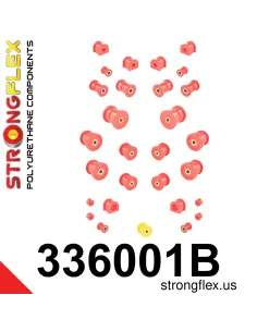 336001B: Full suspension polyurethane bush kit