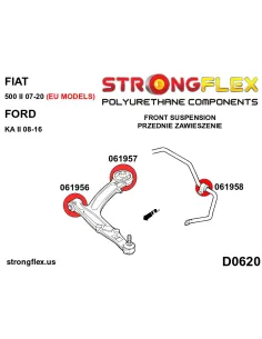 061958B: Front anti roll bar bush 2