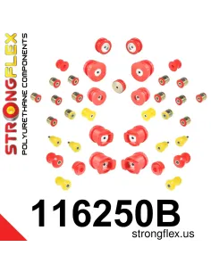116250B: Full suspension polyurethane bush kit