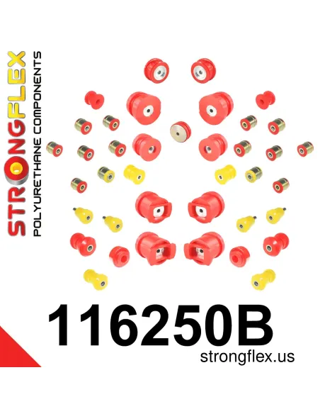 116250B: Full suspension polyurethane bush kit