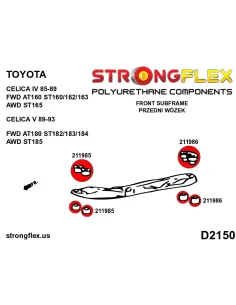 211985B: Front subframe - front bush 2