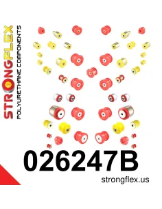 026247B: Full suspension polyurethane bush kit