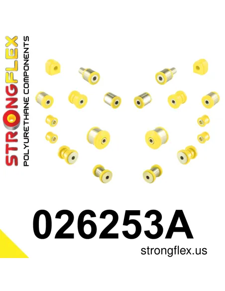 026253A: Rear suspension bush kit SPORT