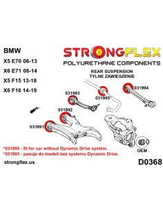 116226B: Rear suspension bush kit