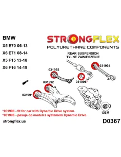 031993B: Rear upper arm – front bush 2