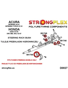 081746A: Steering rack bush SPORT 2