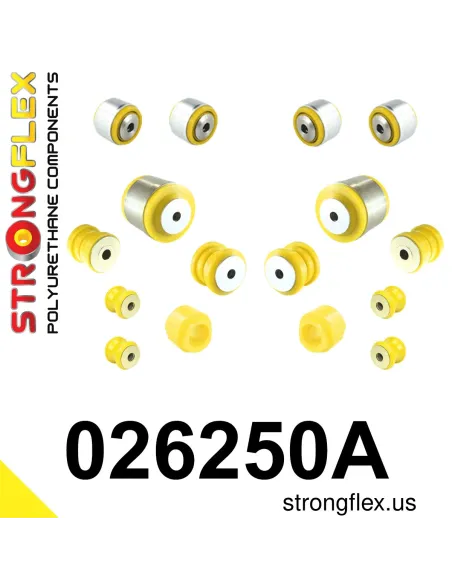 026250A: Front suspension bush kit SPORT