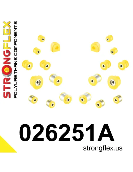026251A: Rear suspension bush kit SPORT