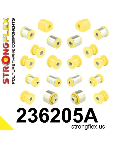 236205A: Rear suspension bush kit SPORT