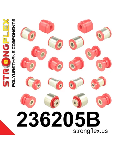 236205B: Rear suspension bush kit