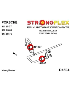 181907B: Rear anti roll bar bush 2