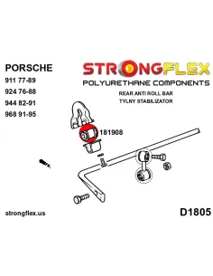 181908A: Rear anti roll bar bush SPORT 2