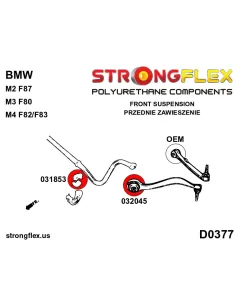 032045A: Front wishbone bush SPORT 2