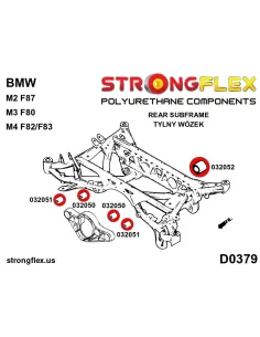 032052B: Rear diff mount - rear bush 2
