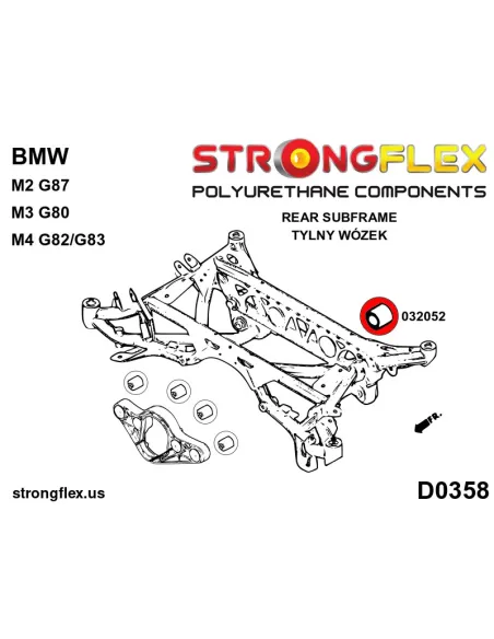 032052B: Rear diff mount - rear bush