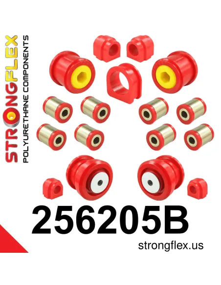 256205B: Full suspension bush kit up to 05/2003