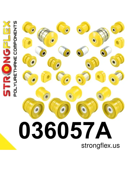036057A: Full suspension polyurethane bush kit SPORT