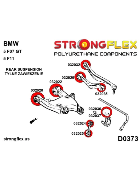 032024A: Rear rocker arm link – upper bush SPORT