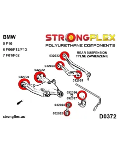 032025A: Rear rocker arm link - lower bush SPORT 2