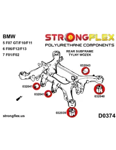 032040B: Rear subframe – rear bush 2