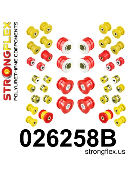 026258B: Full suspension polyurethane bush kit