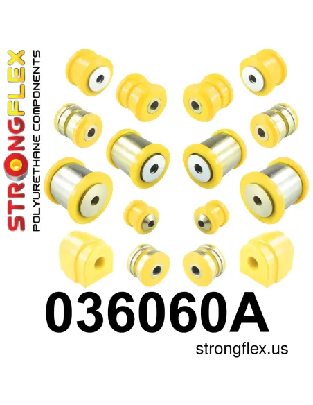 036060A: Rear suspension bush kit SPORT