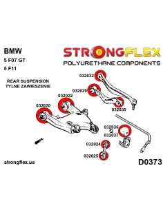 036061B: Rear suspension bush kit 2