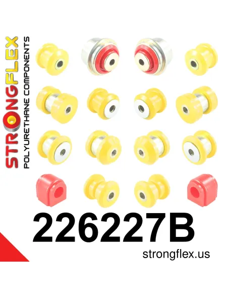 226227B: Rear suspension bush kit